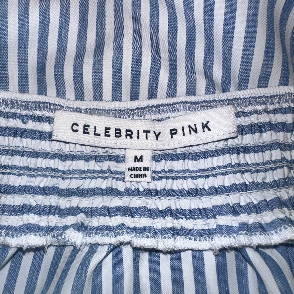 CELEBRITY PINK JUNIORS FLUTTER SLEEVE CAMI SIZE M - Picture 7 of 7